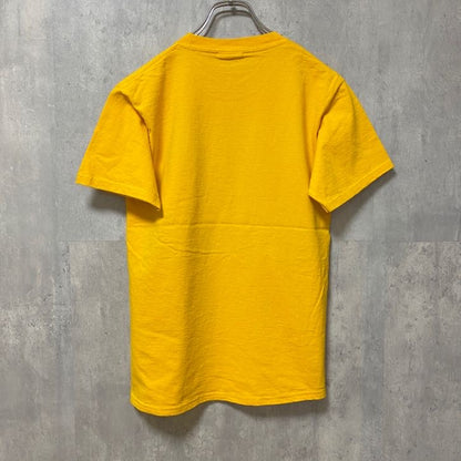 古着 used　GRAMBRING STATE UNIVERSITY　大学　半袖カレッジプリントTシャツ　黄色　イエロー　トラ柄