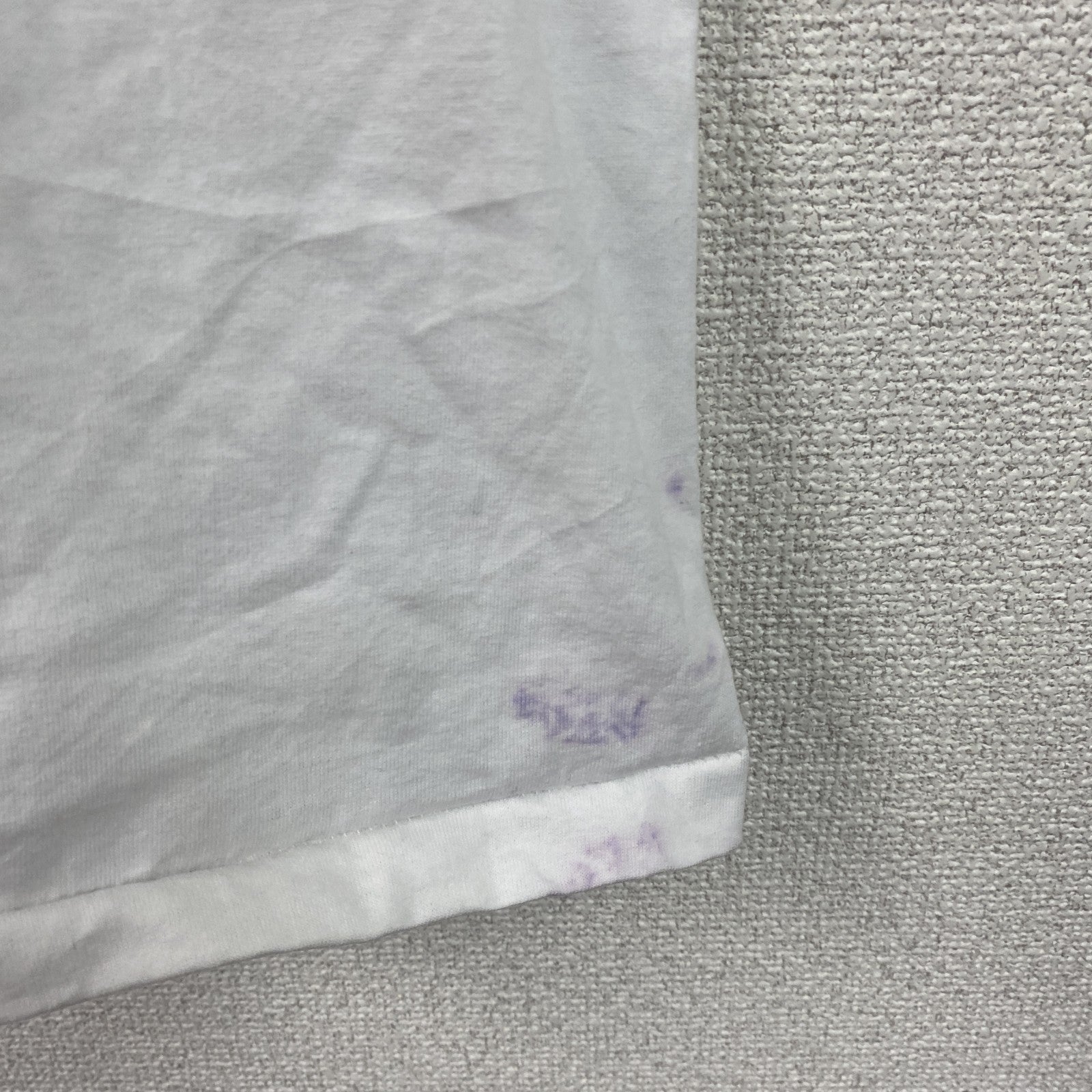 90s　Hanes　ヘインズ　半袖プリントTシャツ　ヴィンテージ　シングルステッチ　白　ホワイト　Lサイズ