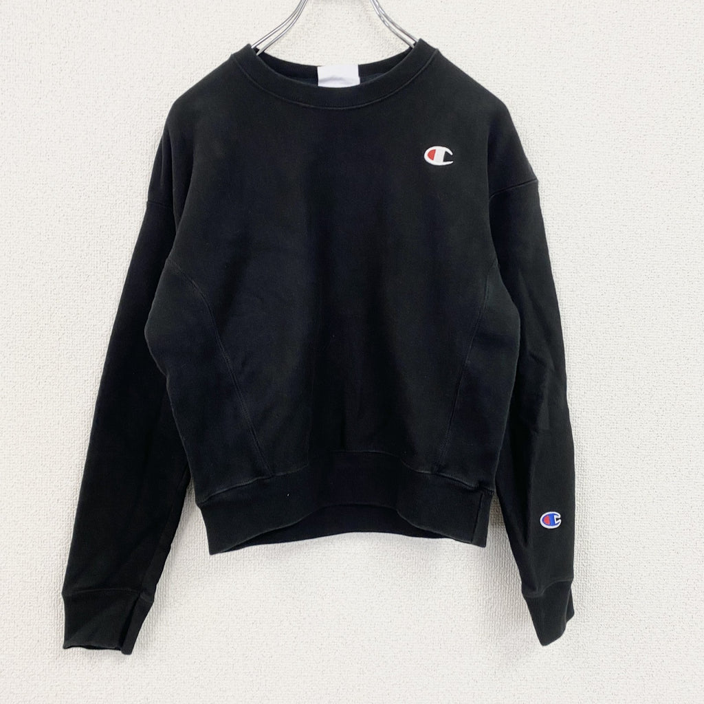Champion　チャンピオン　リバースウィーブ　スウェット/トレーナー　黒　ブラック　XSサイズ