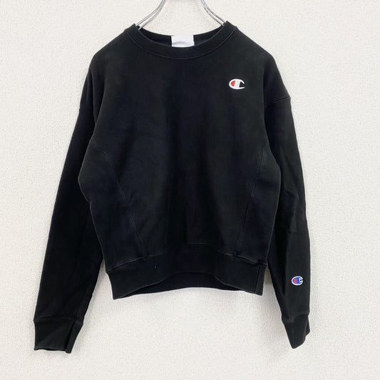 Champion　チャンピオン　リバースウィーブ　スウェット/トレーナー　黒　ブラック　XSサイズ