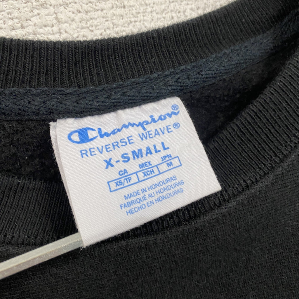Champion　チャンピオン　リバースウィーブ　スウェット/トレーナー　黒　ブラック　XSサイズ