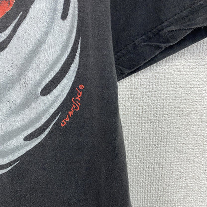 90s～　Metallica　メタリカ　半袖プリントTシャツ　バンドT　REBEL SKULL　黒　ブラック　Lサイズ