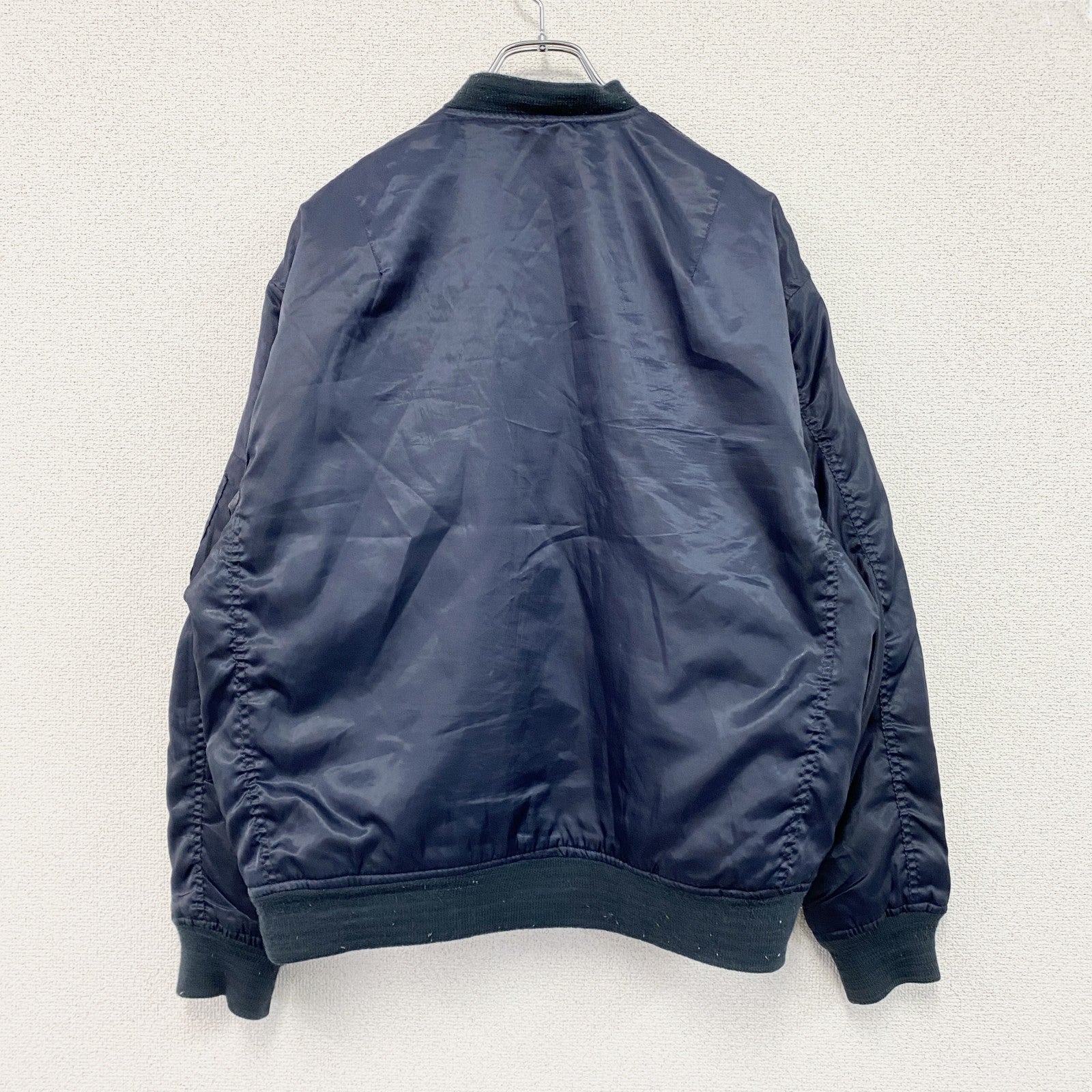 STOUGENT CLUB　ストゥージェントクラブ　フライトジャケット/MA-1　紺　ネイビー　Mサイズ