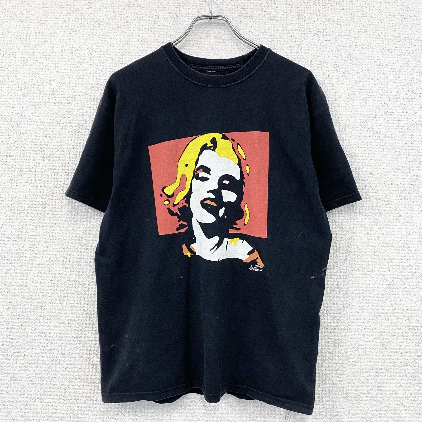 JOURNAL STANDARD relume　レリューム　ジョージバリス　マリリンモンロー　半袖プリントTシャツ　黒　ブラック　Lサイズ