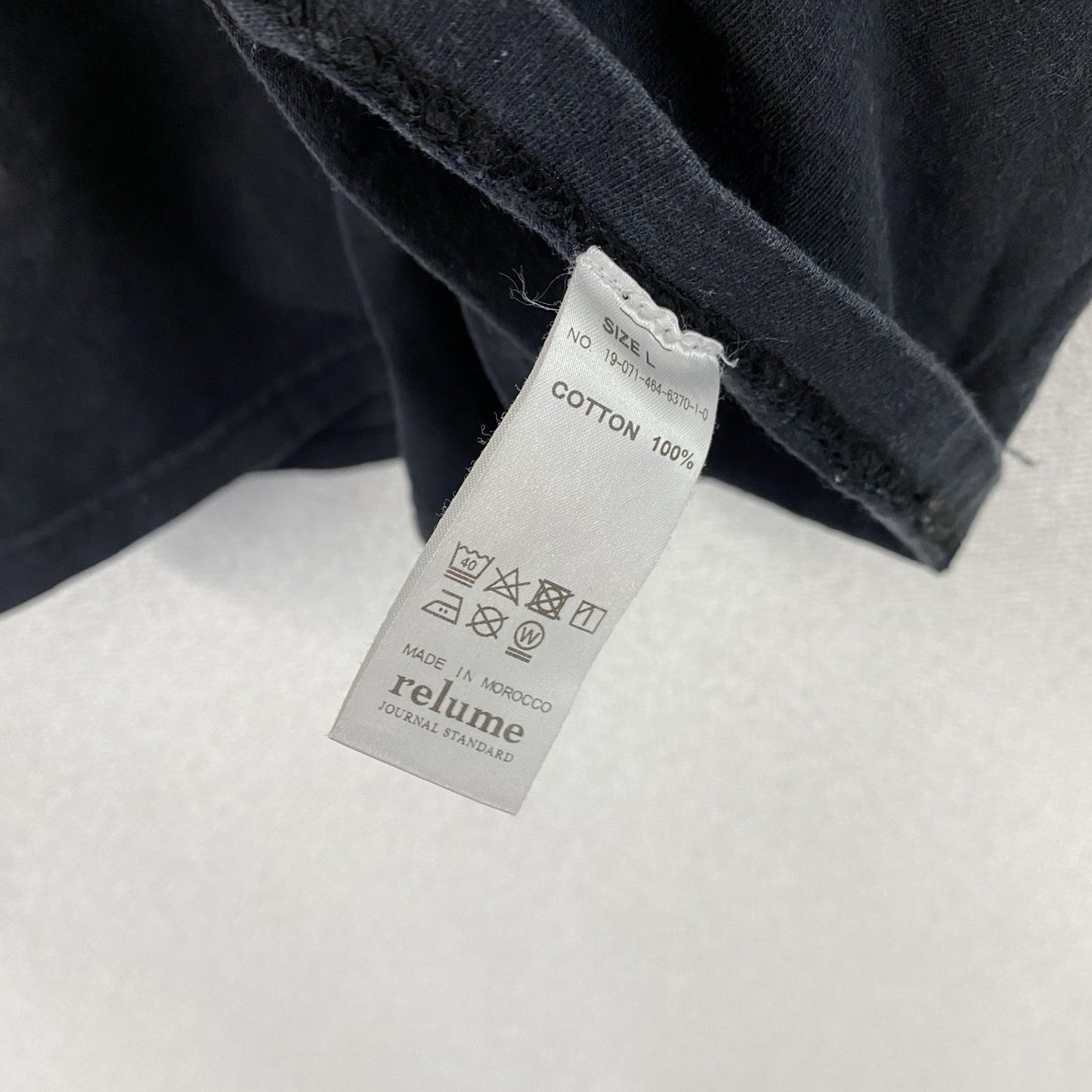 JOURNAL STANDARD relume　ジョージバリス　半袖プリントTシャツ　黒　ブラック　Lサイズ