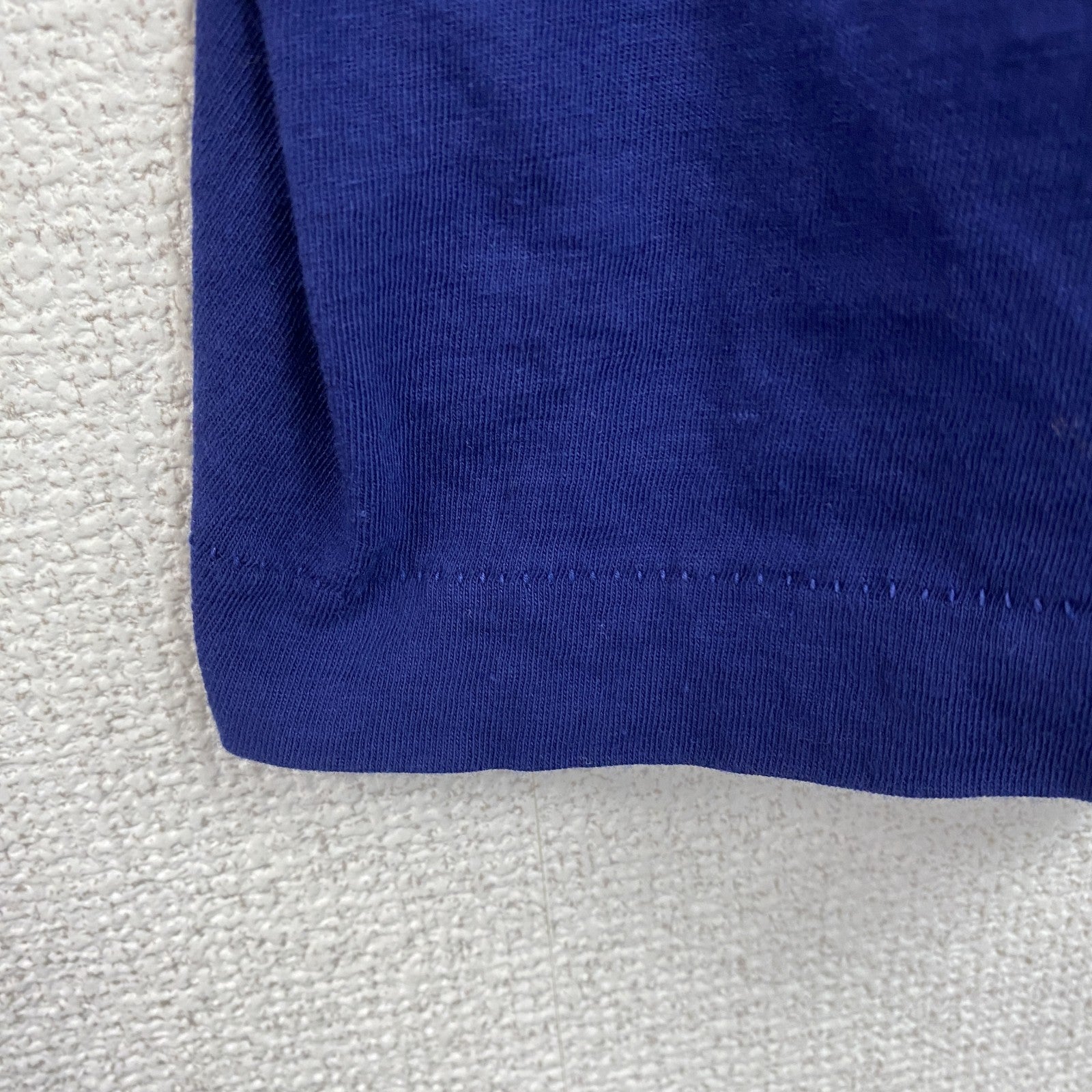 90s　LEMON COLLECTION　半袖プリントTシャツ　シングルステッチ　青　ブルー　XXLサイズ