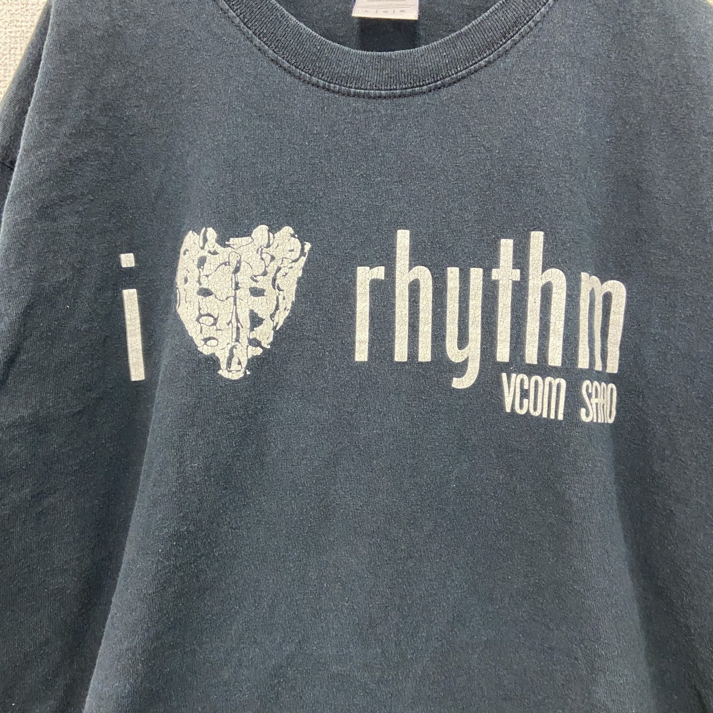 GILDAN　ギルダン　半袖プリントTシャツ　I♡Tシャツ　両面プリント　黒　ブラック　Lサイズ