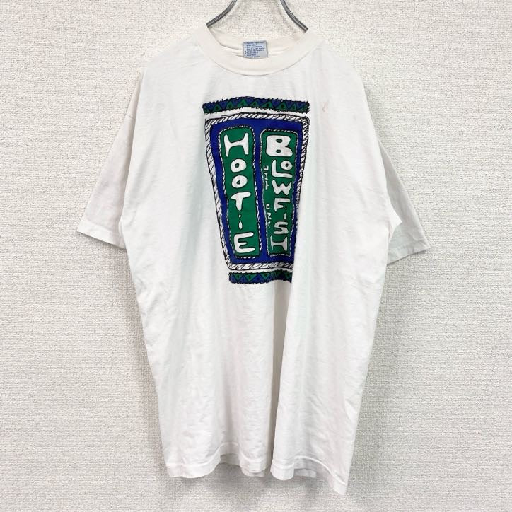 90s　All Sport　半袖プリントTシャツ　ヴィンテージ　シングルステッチ　白　ホワイト　XLサイズ