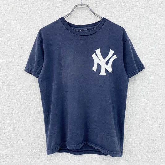 New York Yankees　ニューヨークヤンキース　55　松井秀喜　半袖プリントTシャツ　紺　ネイビー