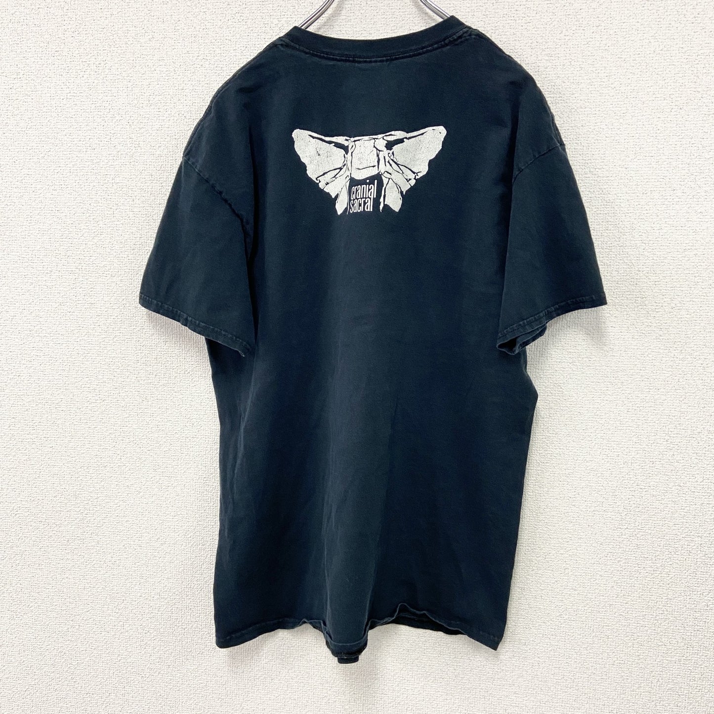 GILDAN　ギルダン　半袖プリントTシャツ　I♡Tシャツ　両面プリント　黒　ブラック　Lサイズ
