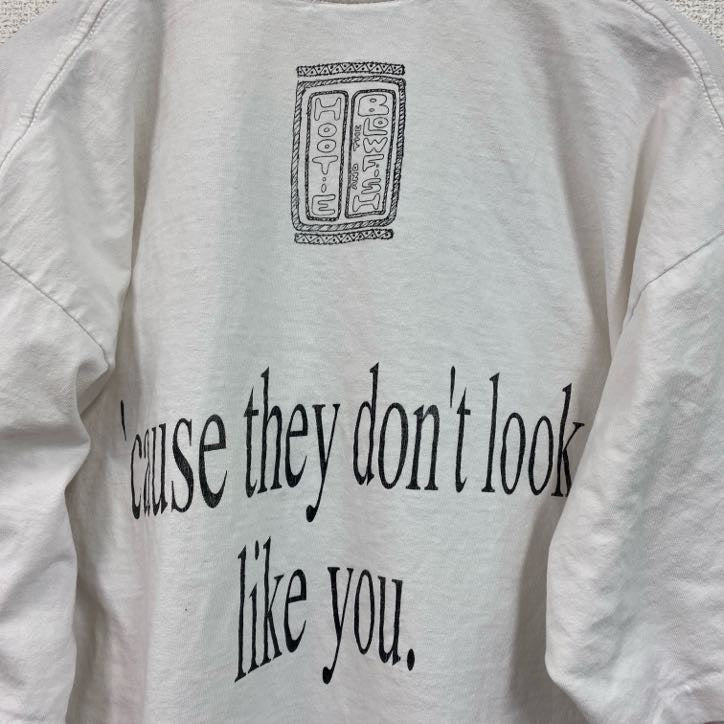 90s　All Sport　半袖プリントTシャツ　ヴィンテージ　シングルステッチ　白　ホワイト　XLサイズ
