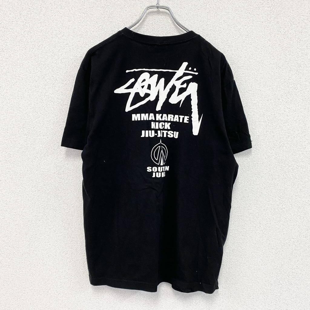 United Athle　ユナイテッドアスレ　半袖プリントTシャツ　パロディ　黒　ブラック　Lサイズ
