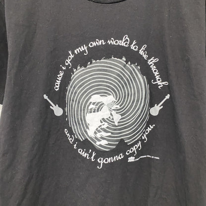 Jimi Hendrrix　ジミヘンドリックス　半袖バンドTシャツ　黒　ブラック　
