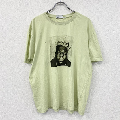 Notorious B.I.G.　半袖プリントTシャツ　ヒップホップ　緑　グリーン　Lサイズ