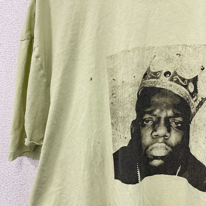 Notorious B.I.G.　半袖プリントTシャツ　ヒップホップ　緑　グリーン　Lサイズ