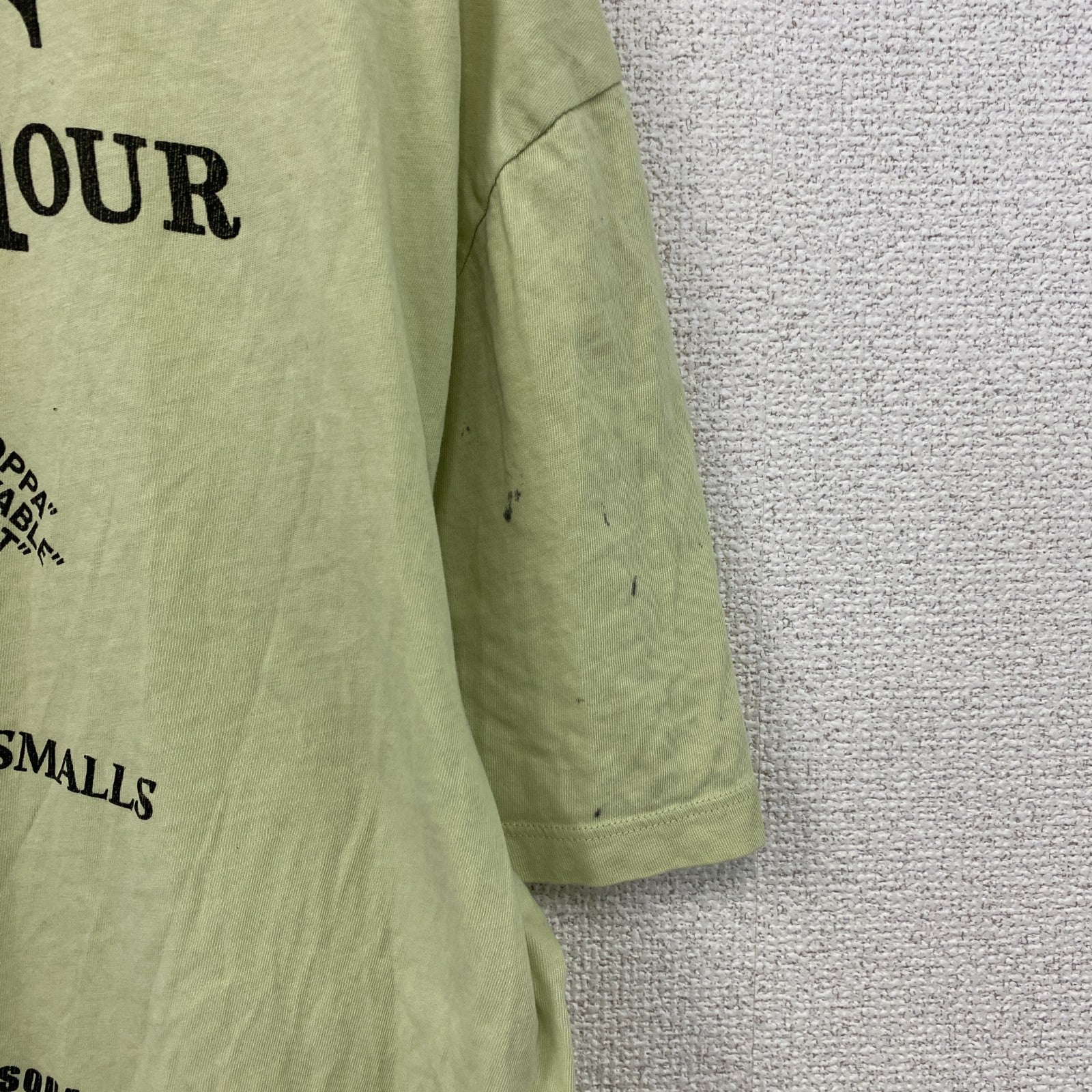 The Notorious B.I.G.　ビギ―　半袖プリントラッパーTシャツ　ヒップホップ　緑　グリーン　Lサイズ