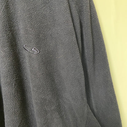 古着 used　C9 by Champion チャンピオン　長袖ハーフジップフリースジャケット　ネイビー　紺　ロゴ刺　XLサイズ