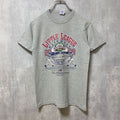 古着 used　RUSSELL　ラッセル　2009　ワールドシリーズ　70周年記念　半袖プリントTシャツ　グレー　レトロ　野球