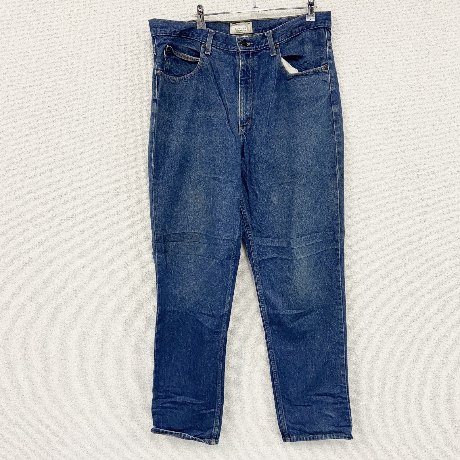 L.L.Bean　エルエルビーン　デニムパンツ/ジーンズ　ジップフライ　革パッチ　インディゴ　W36サイズ
