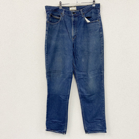 L.L.Bean　エルエルビーン　デニムパンツ/ジーンズ　ジップフライ　革パッチ　インディゴ　W36サイズ