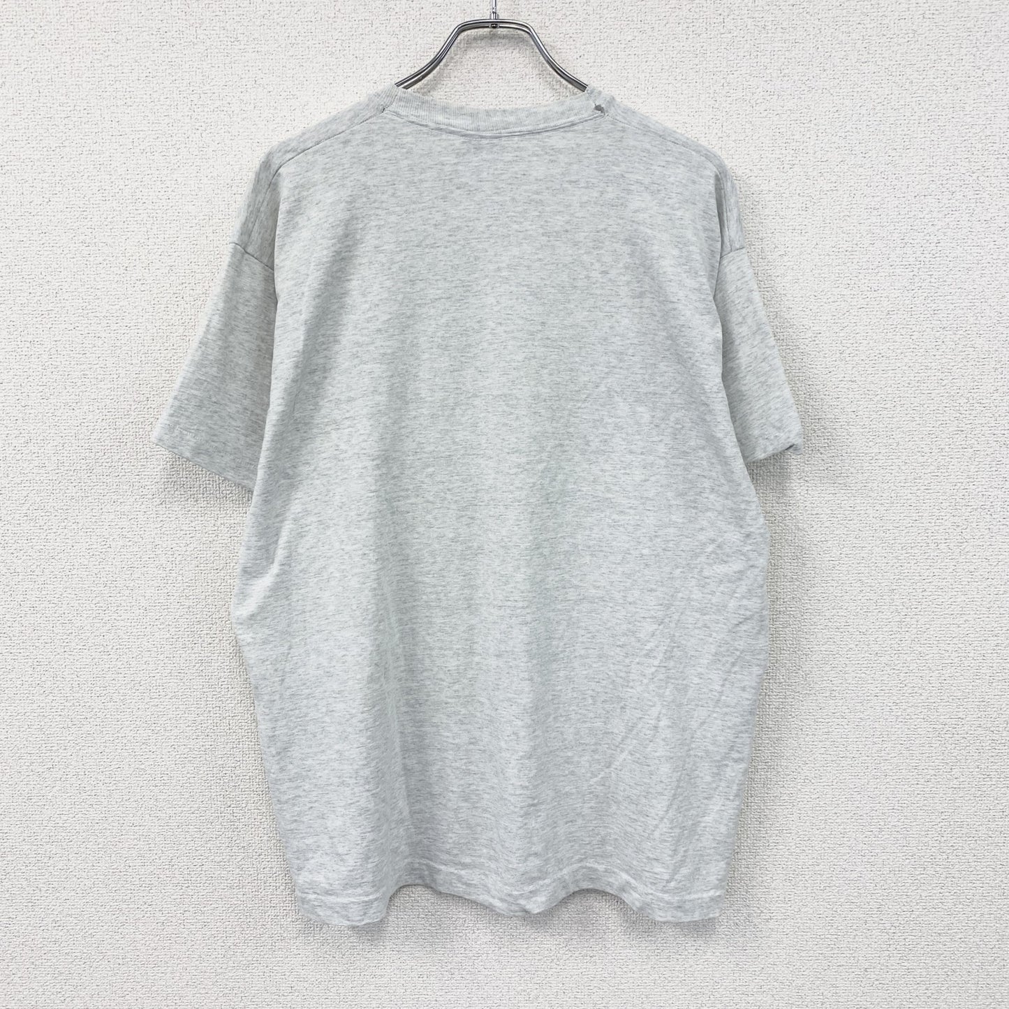 BEST FRUIT OF THE LOOM　半袖プリントTシャツ　シングルステッチ　霜降りグレー　XLサイズ