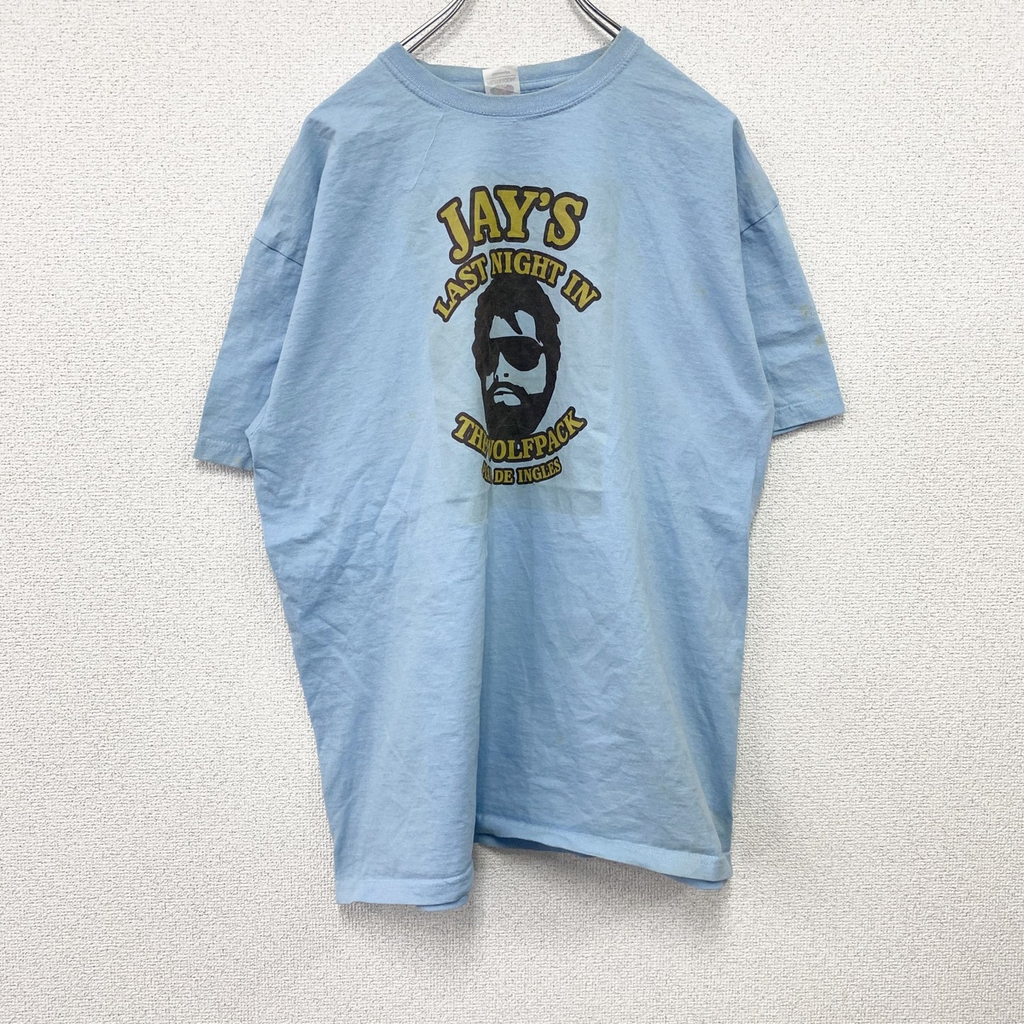 The Hangover　ハングオーバー　FRUIT OF THE LOOM　半袖Tシャツ　ライトブルー　XLサイズ
