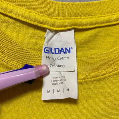 古着 used　GILDAN　ギルダン　COLORADO　コロラド　2019　半袖プリントTシャツ　イエロー　黄色　Mサイズ