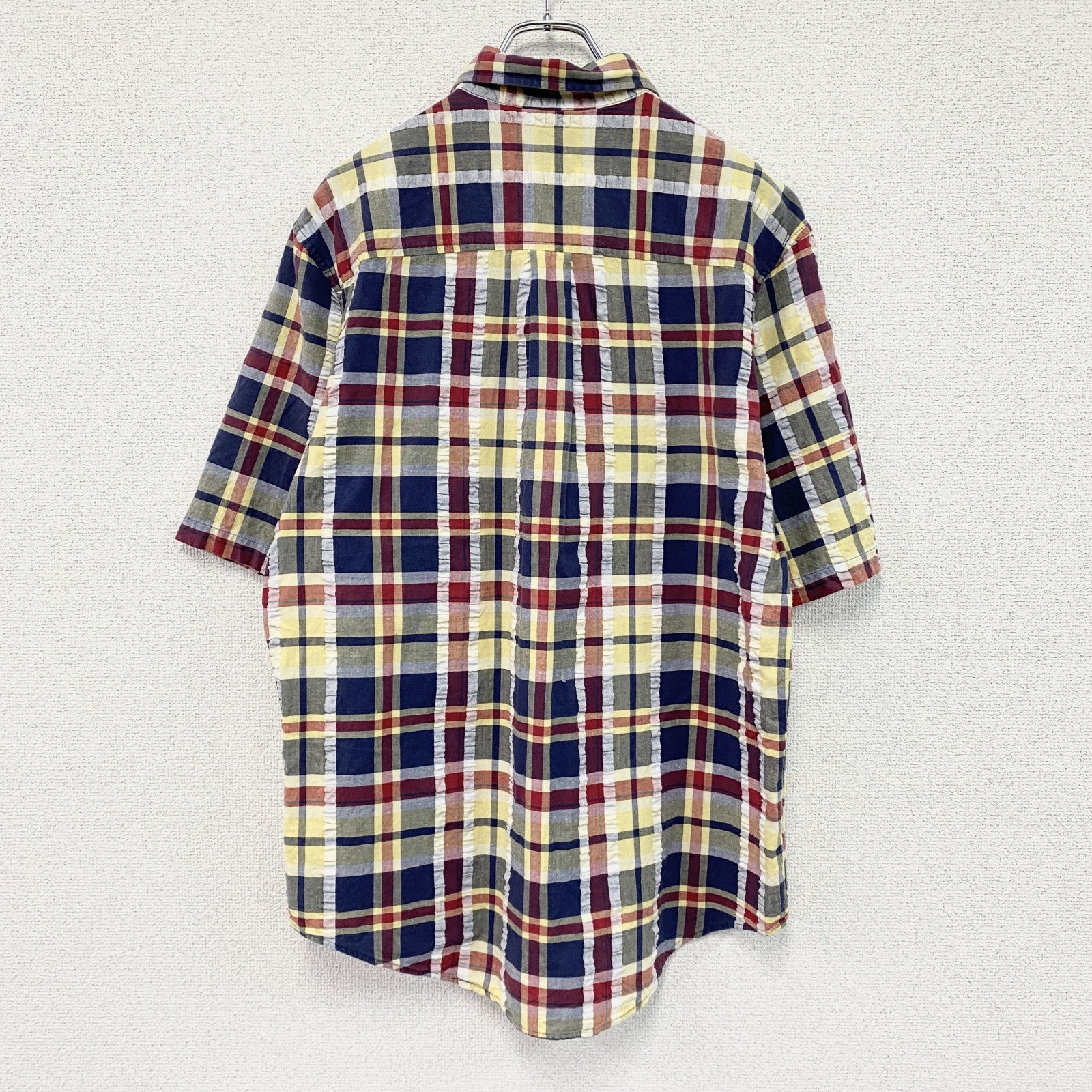 Timberland　ティンバーランド　半袖シャツ　チェック柄　マルチカラー　Mサイズ