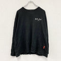 BAD BOY　バッドボーイ　長袖プリントTシャツ/ロンT　黒　ブラック