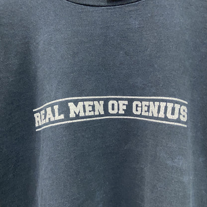 FRUIT OF THE LOOM　フルーツオブザルーム　半袖プリントTシャツ　GENIUS　黒　ブラック　XLサイズ