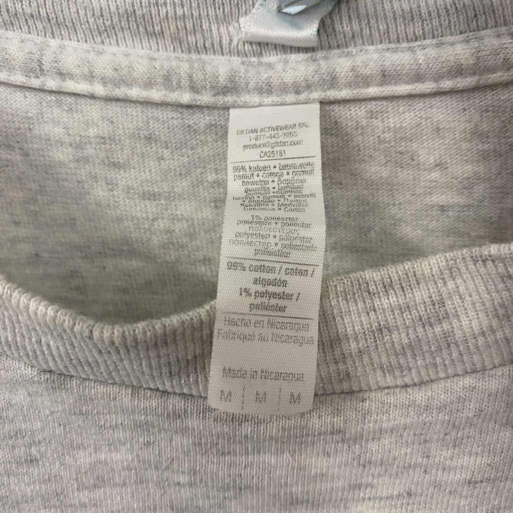 GILDAN　ギルダン　POPCOPY　ポッポコピー　半袖プリントTシャツ　霜降りグレー　Mサイズ　
