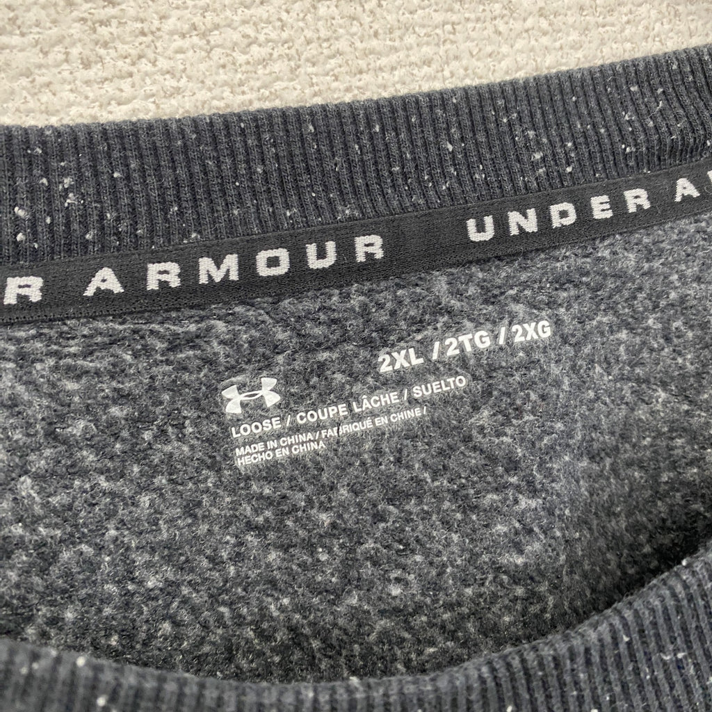 UNDER ARMOUR　アンダーアーマー　スウェット/トレーナー　ラグランスリーブ　黒　ブラック　2XLサイズ