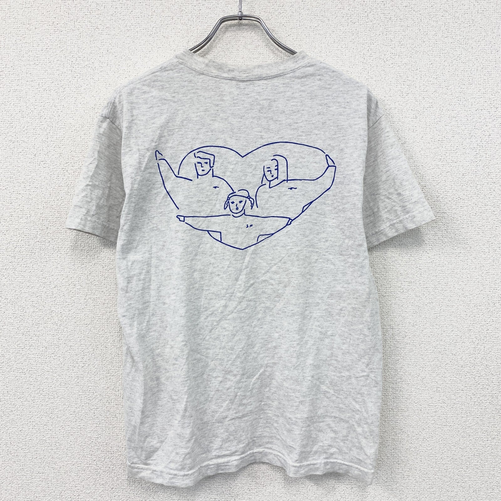 GILDAN　ギルダン　POPCOPY　ポッポコピー　半袖プリントTシャツ　霜降りグレー　Mサイズ　