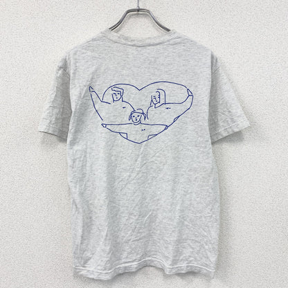 GILDAN　ギルダン　POPCOPY　ポッポコピー　半袖プリントTシャツ　霜降りグレー　Mサイズ　