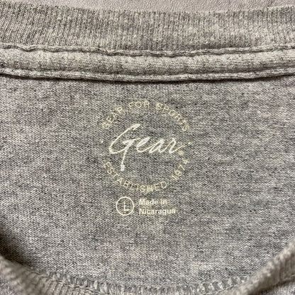 古着 used　GEAR FOR SPORTS　NCAA 2019　半袖プリントTシャツ　グレー　バスケットボール　Lサイズ
