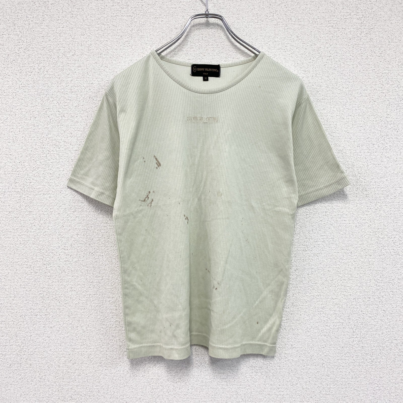 GIANNI VALENTINO　ジャンニヴァレンティノ　半袖Tシャツ　緑　グリーン　Ｍサイズ　