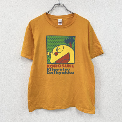藤子・F・不二雄　キテレツ大百科　コロ助　半袖プリントTシャツ　オレンジ　Mサイズ