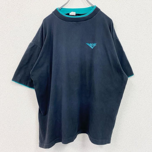 ～90s　PONY　ポニー　半袖プリントTシャツ　ヴィンテージ　シングルステッチ　黒　ブラック　XLサイズ