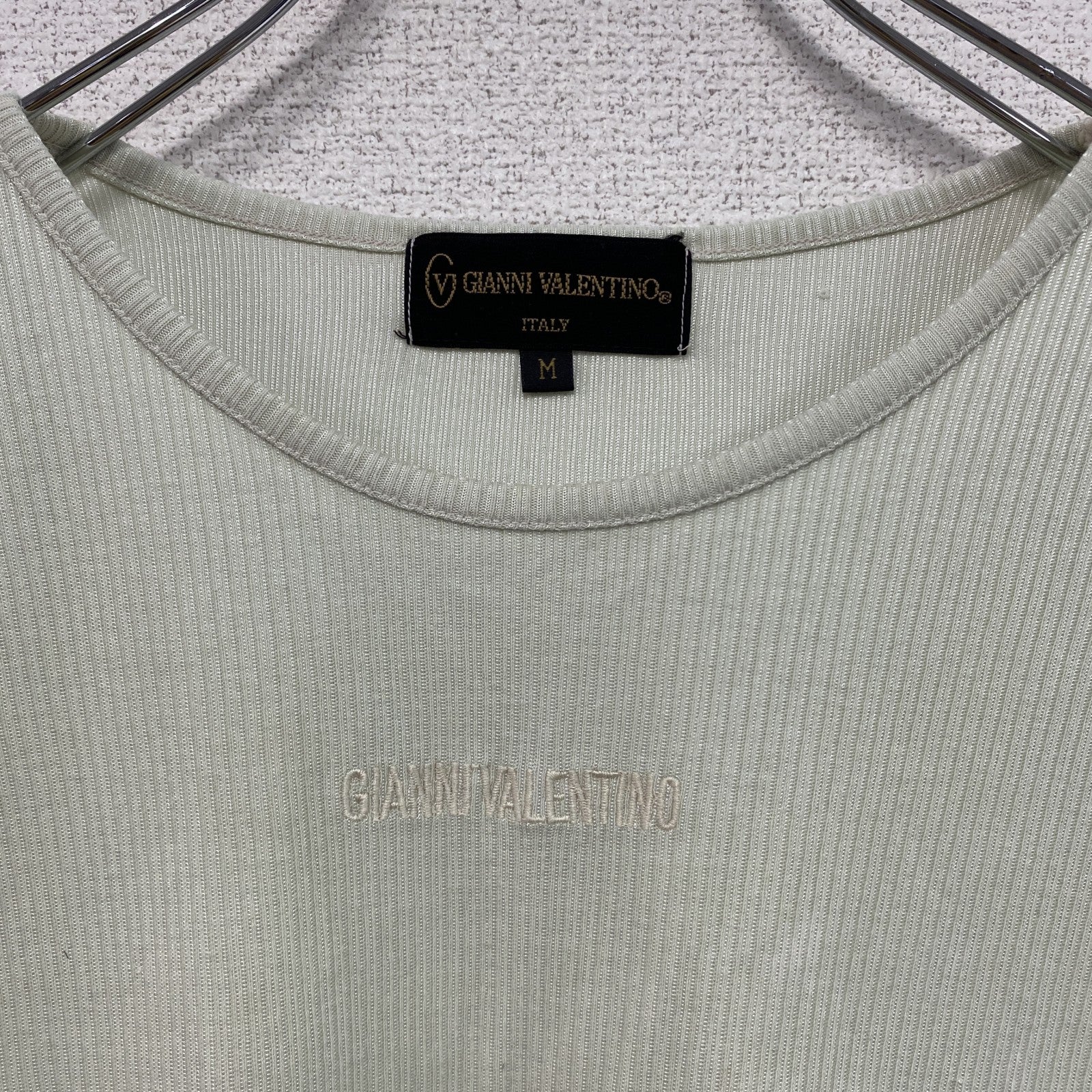 GIANNI VALENTINO　ジャンニヴァレンティノ　半袖Tシャツ　緑　グリーン　Ｍサイズ　