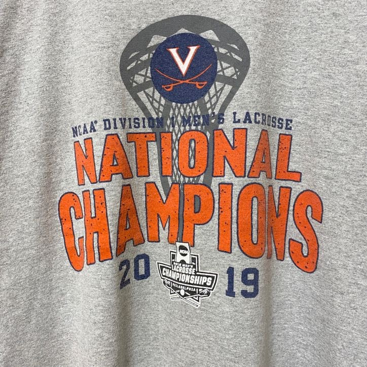 古着 used　GEAR FOR SPORTS　NCAA 2019　半袖プリントTシャツ　グレー　バスケットボール　Lサイズ