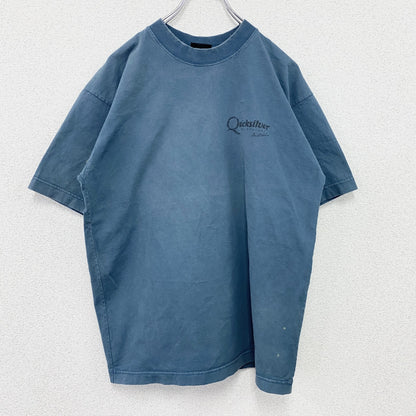 ～00s　Quick silver　クイックシルバー　半袖プリントTシャツ　ヴィンテージ　青　ブルー　Mサイズ