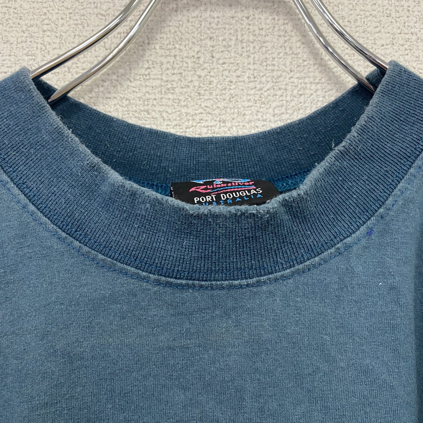 ～00s　Quick silver　クイックシルバー　半袖プリントTシャツ　ヴィンテージ　青　ブルー　Mサイズ