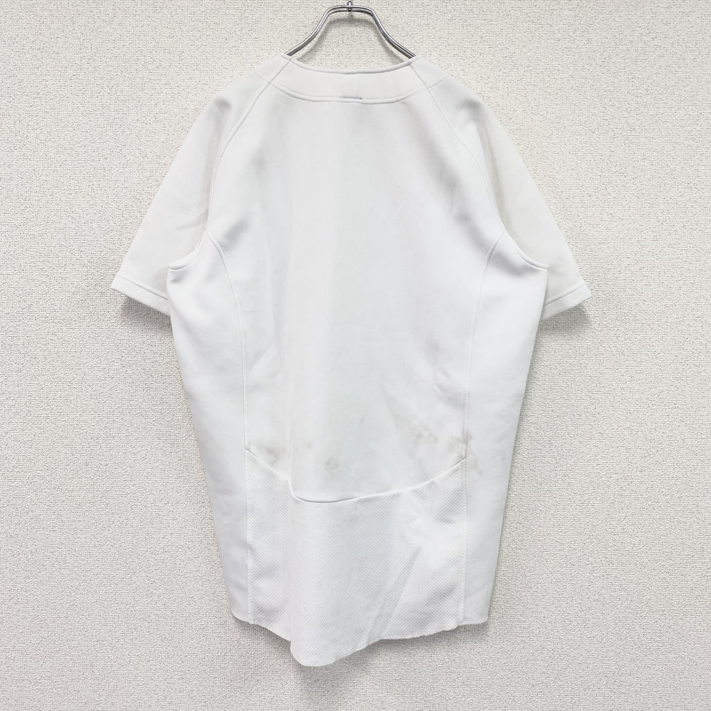 NIKE　ナイキ　半袖ベースボールTシャツ　スウッシュ　白　ホワイト　Lサイズ