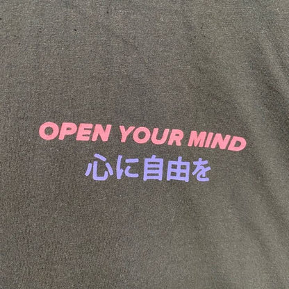古着 used　Brooklyn Cloth　ブルックリンクロス　半袖プリントTシャツ　ブラック　黒　レトロ　オーバーサイズ
