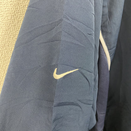 NIKE　ナイキ　プルオーバージャケット　ハーフジップ　ワンポイント　紺　ネイビー　XLサイズ
