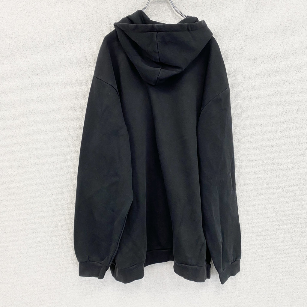 adidas　アディダス　スウェットパーカー/フーディー　パフォーマンスロゴ　黒　ブラック　2XLサイズ