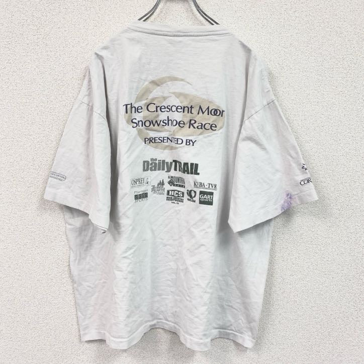 90s　Columbia　コロンビア　半袖プリントTシャツ　ヴィンテージ　白　ホワイト　XLサイズ