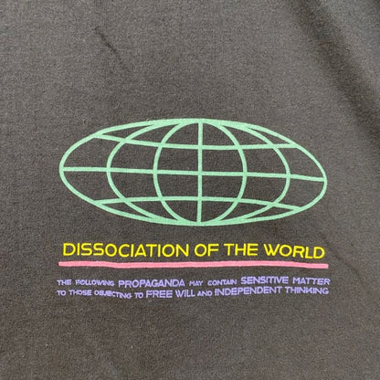 古着 used　Brooklyn Cloth　ブルックリンクロス　半袖プリントTシャツ　ブラック　黒　レトロ　オーバーサイズ