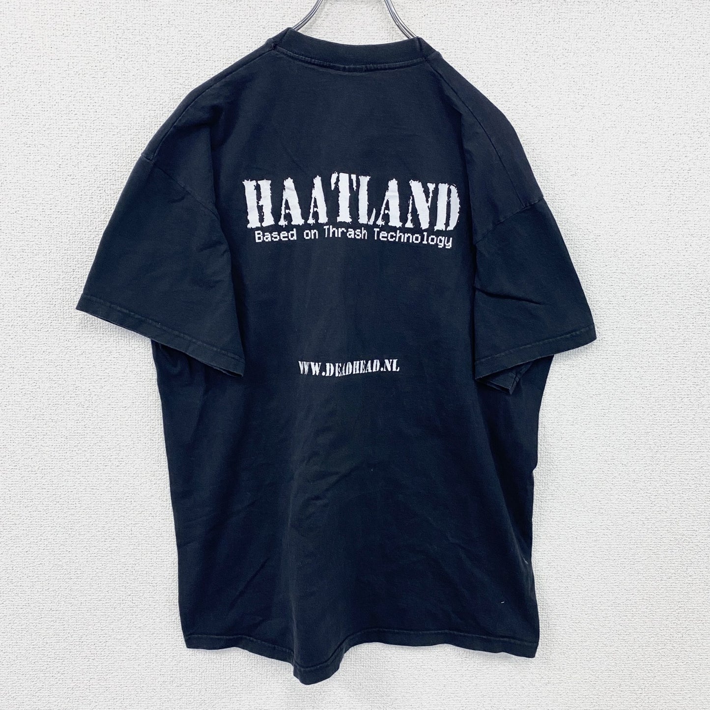 FRUIT OF THE LOOM　Hatteland Technology　半袖Tシャツ　黒　ブラック　XLサイズ