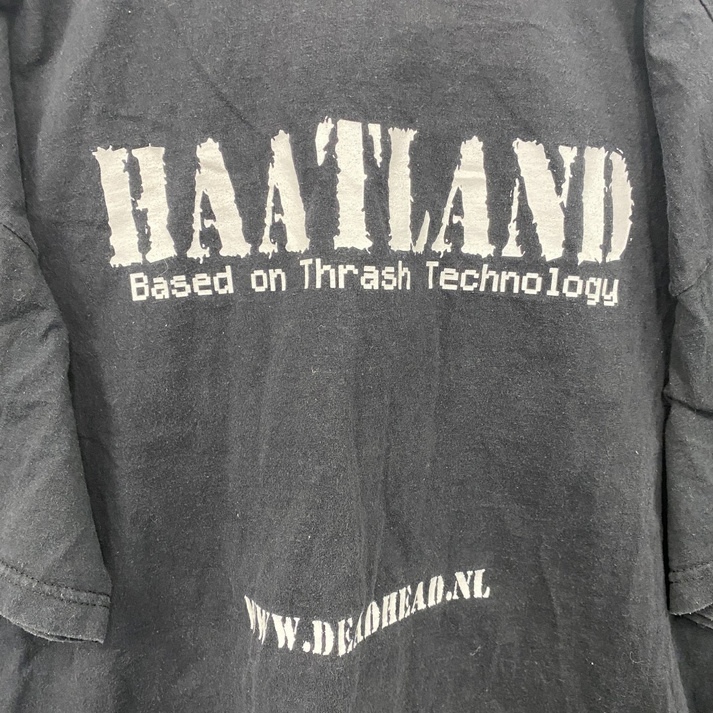 FRUIT OF THE LOOM　Hatteland Technology　半袖Tシャツ　黒　ブラック　XLサイズ